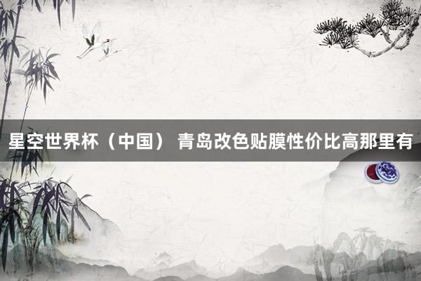 星空世界杯（中国） 青岛改色贴膜性价比高那里有