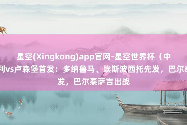 星空(Xingkong)app官网-星空世界杯(中国) 意大利vs卢森堡首发:多纳鲁马、埃斯波西托先发,巴尔泰萨吉出战